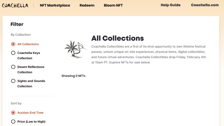 Coachella NFT Collection Goes Missing As FTX Implodes